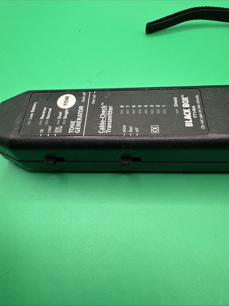 Tone Generator And Cable-check Transmitter Black Box Ft146a