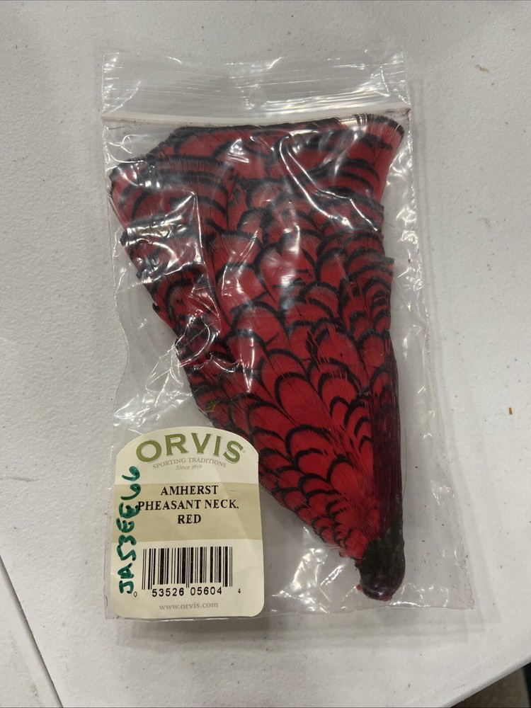 ORVIS AMHERST PHEASANT NECK RED
