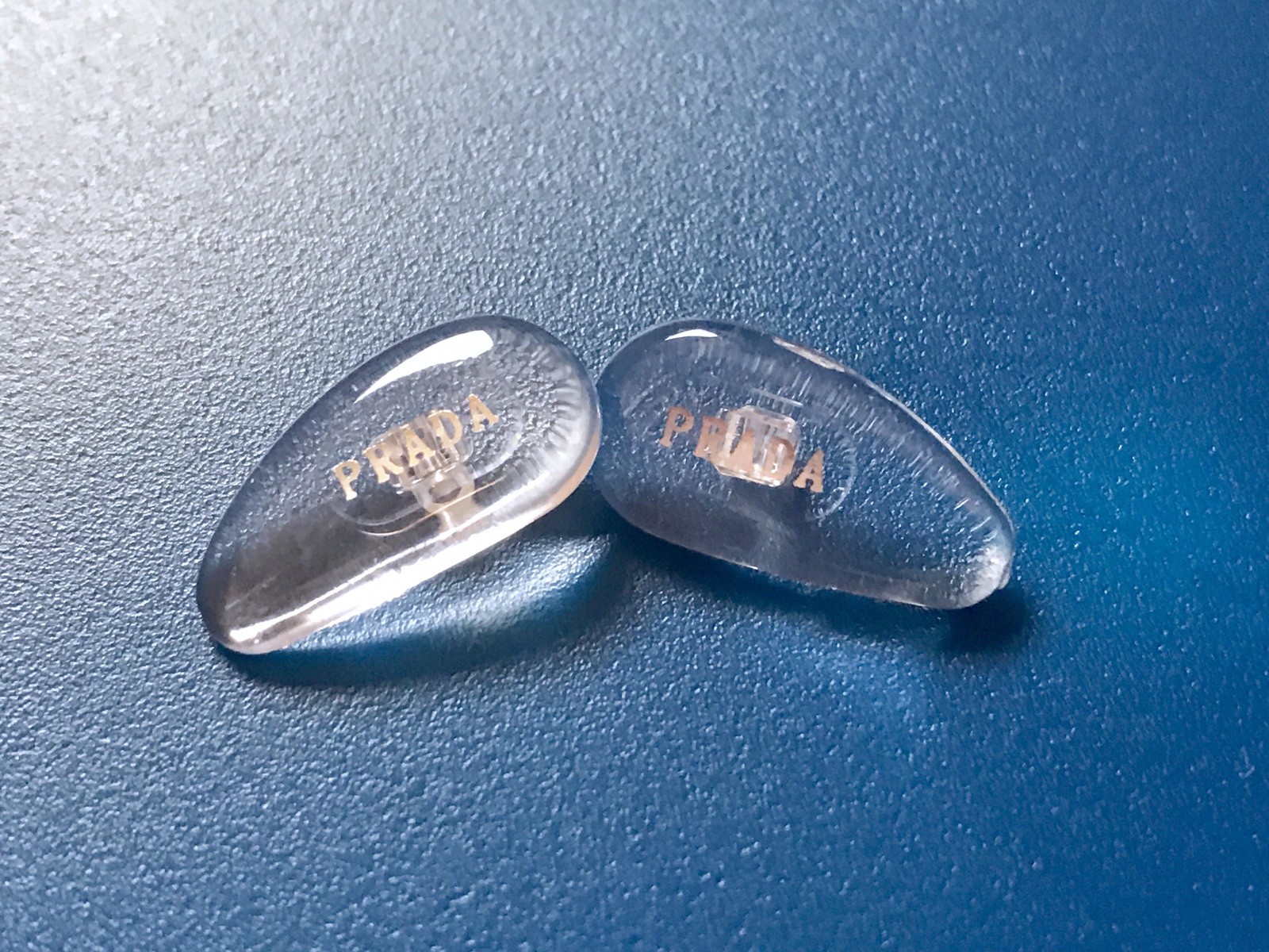 Replacement Screw-in Nose Pads for PRADA Eyeglasses/Sunglasses W/Silver Screws