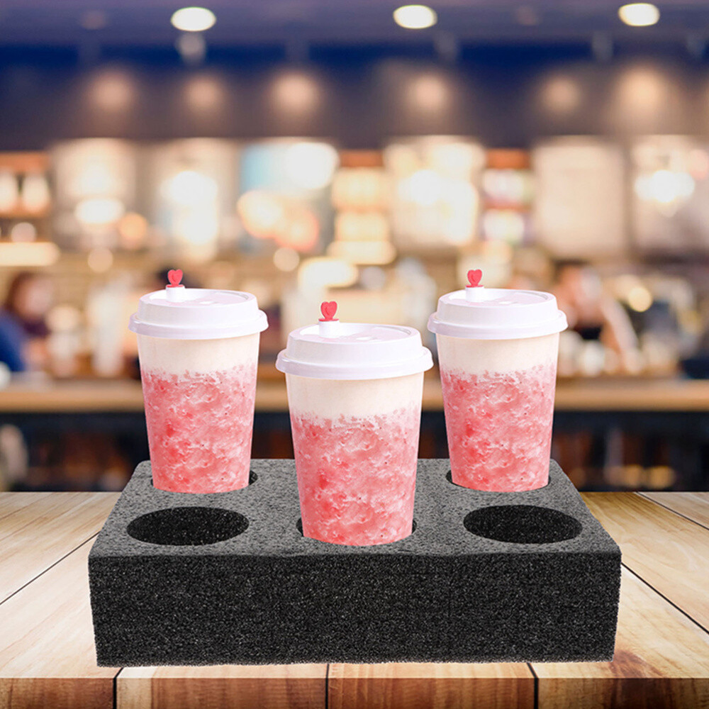 2PCS Practical Cup Carrier Tray Cup Fixing Holders Beverage Packing Boxes