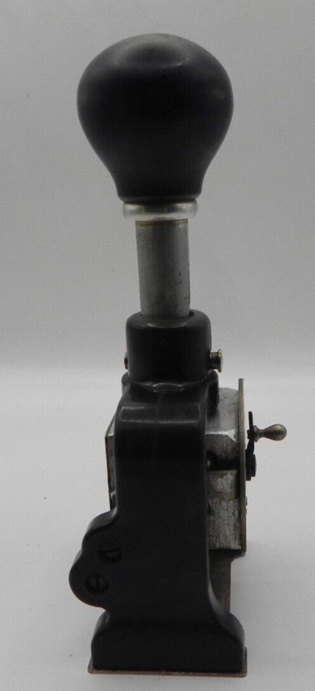 Vintage Bates Multiple Movement Numbering Machine Stamp 6 Wheels Style E