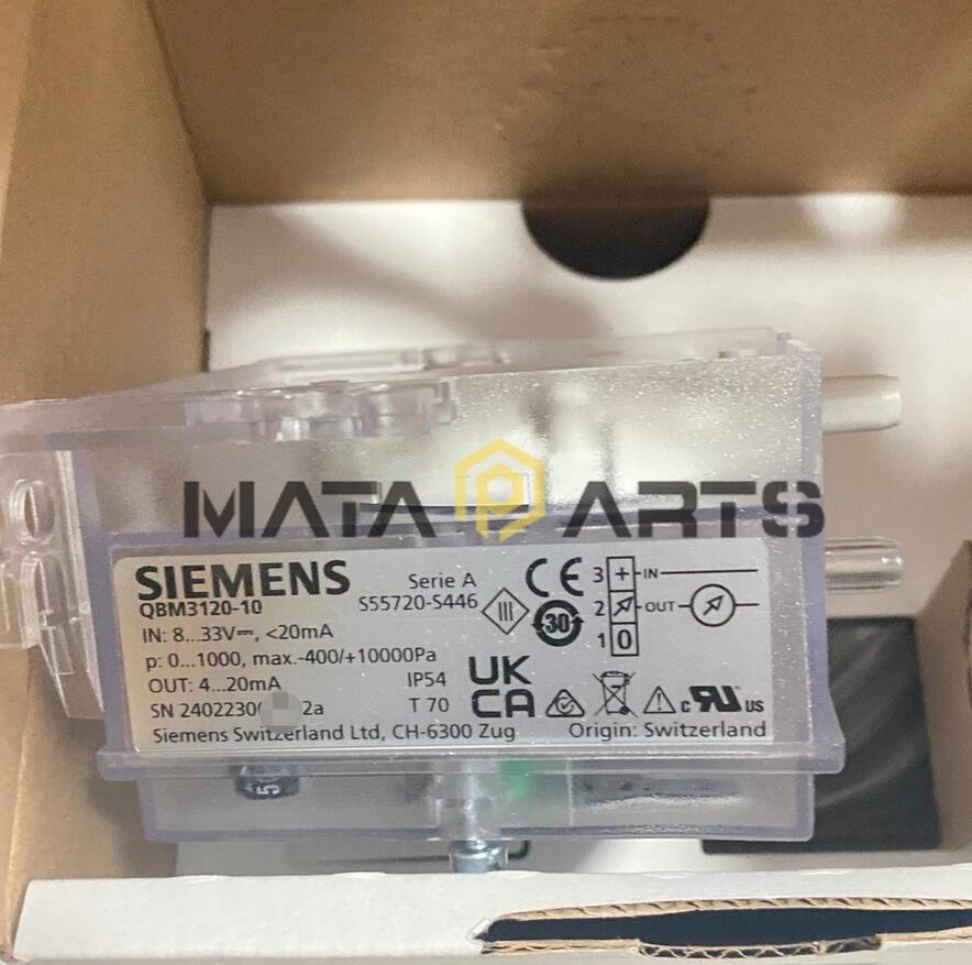 1PCS NEW Siemens QBM3120-10 difference pressure sensor
