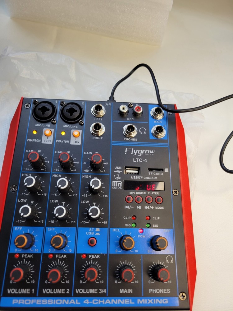 Flygrow LTC-4 Professional Portable Mixing Console