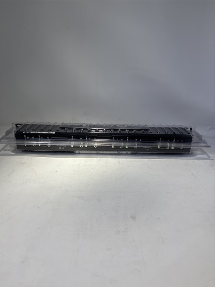 Tyco Electronics AMP Netconnect 48-Port Straight Patch Panel Assembly 1435971-1