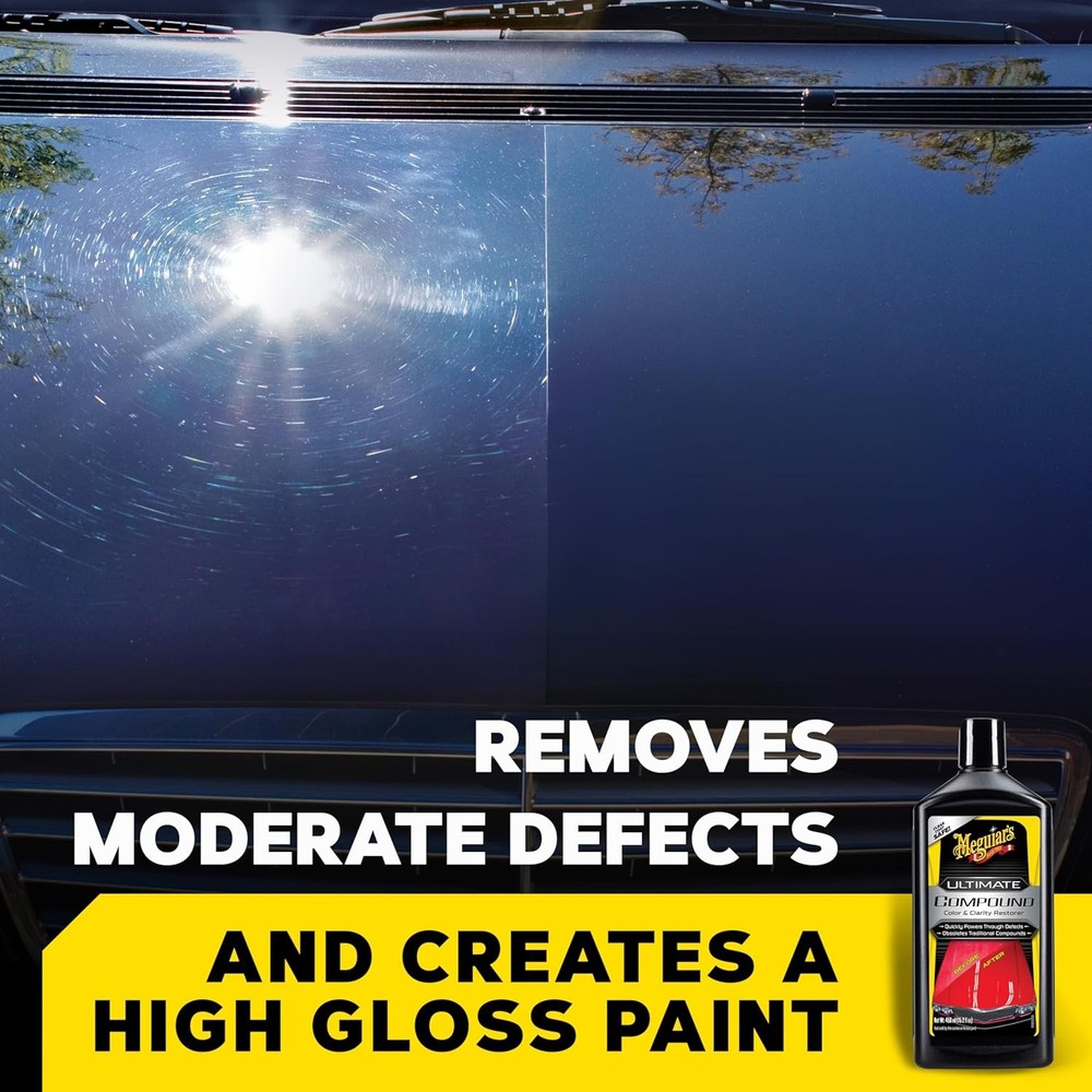 Meguiar's Ultimate Compound - Pro-Grade Car Scratch Remover, Paint...