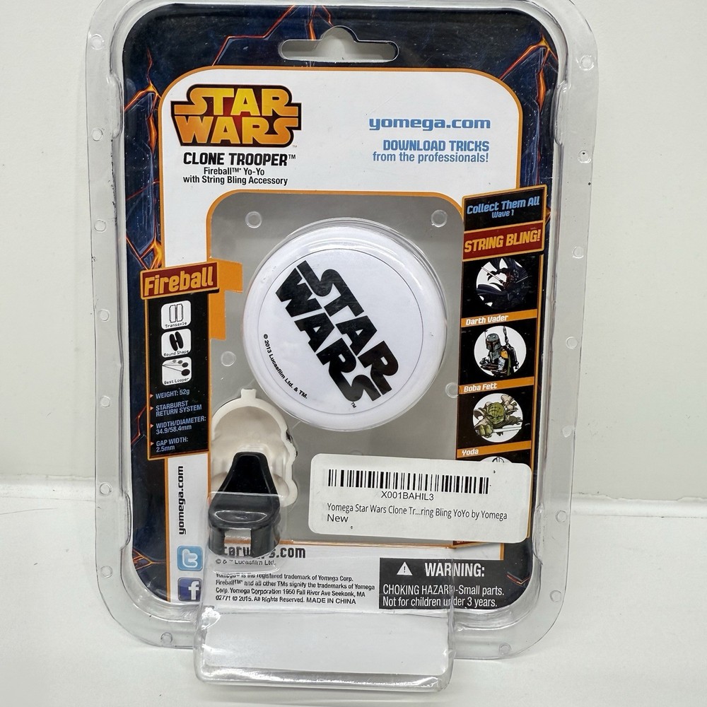 Yomega Star Wars Fireball Yo-Yo w/ String Bling Accessory Clone Trooper