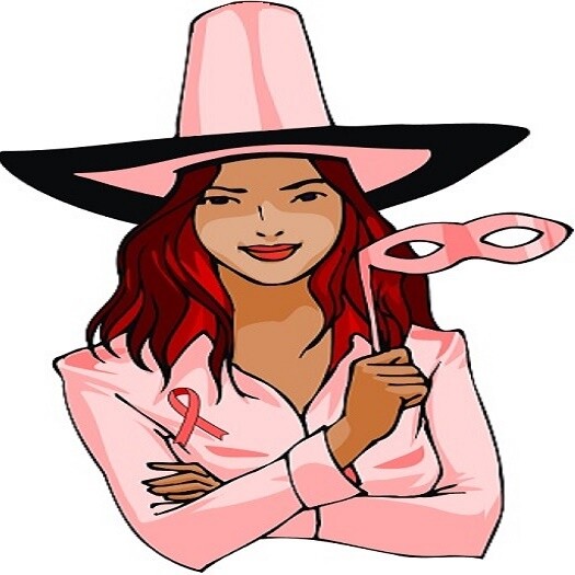 30 Custom Pink Witch Personalized Address Labels
