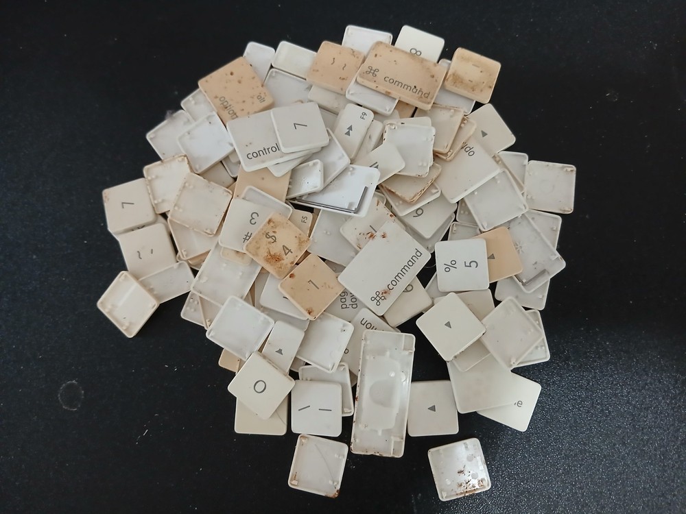 Misc Keyboard Keys, Plastic, Scrapbooking, Crafts