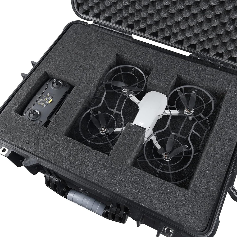 Pro Black Waterproof Camera Case, Drone Ready, Pick-and-Pluck Foam Insert