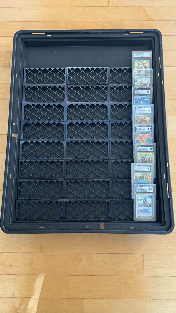 Zion Case Card Riser Stands – Graded Card Slab Display – Vertical & Horizontal