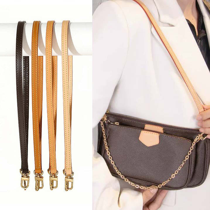 Leather Shoulder Strap - Classic Replacement Strap for Handbags
