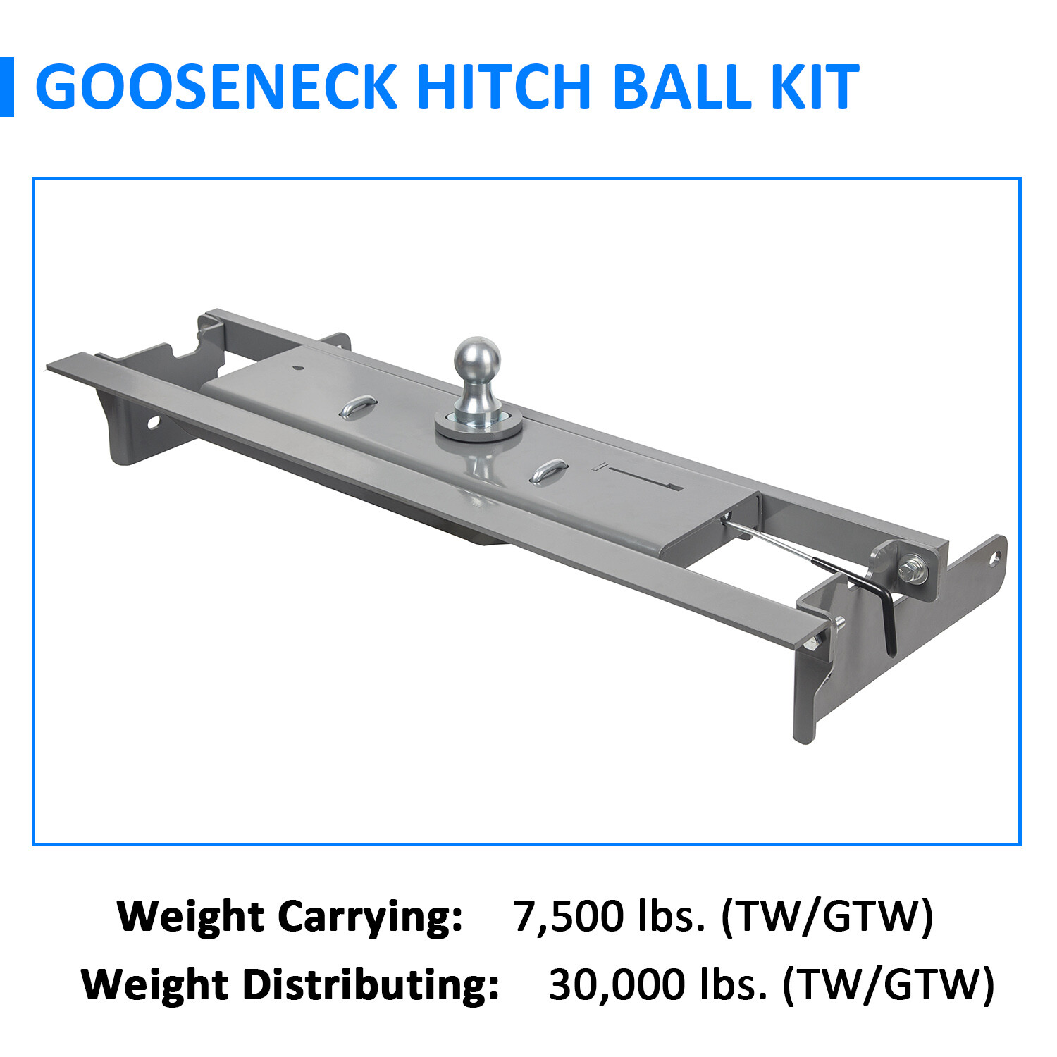 For Chevy Silverado GMC Sierra 2500 3500HD 2016-2019 Gooseneck 5th Wheel Hitch