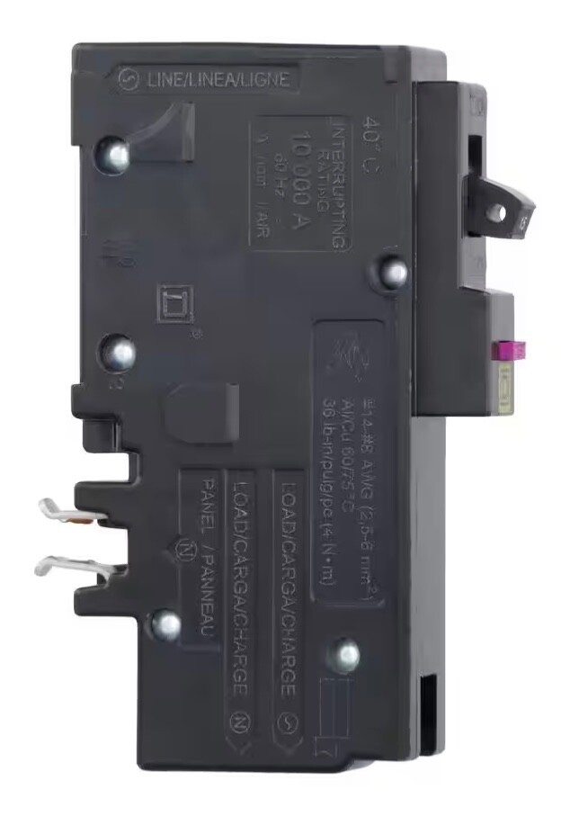 10PCS SQUARE D HOMELINE HOM115PDF HOM115PDFC PLUG ON NEUTRAL 15A AFCI/GFCI NEW