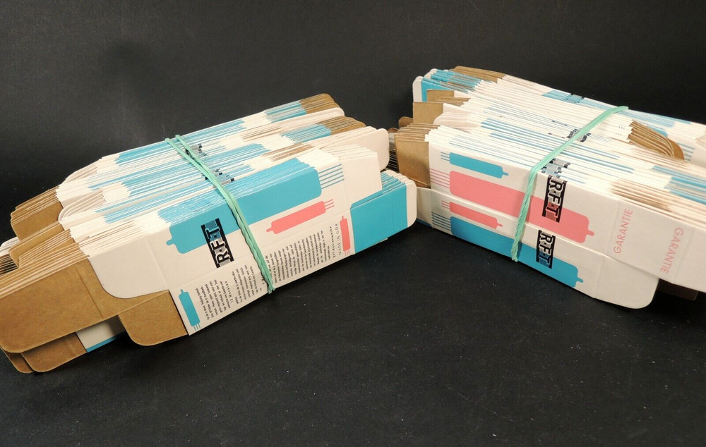 10 x RFT BLANK CARTON BOX for Audio Tubes ECC83 ECC803S E188CC ECC85 EF86