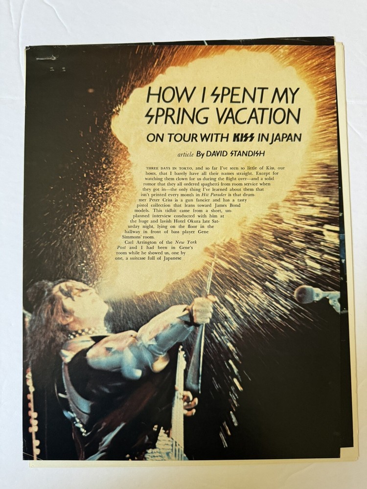 KISS ALIVE II PRESS KIT ORIGINAL 1978