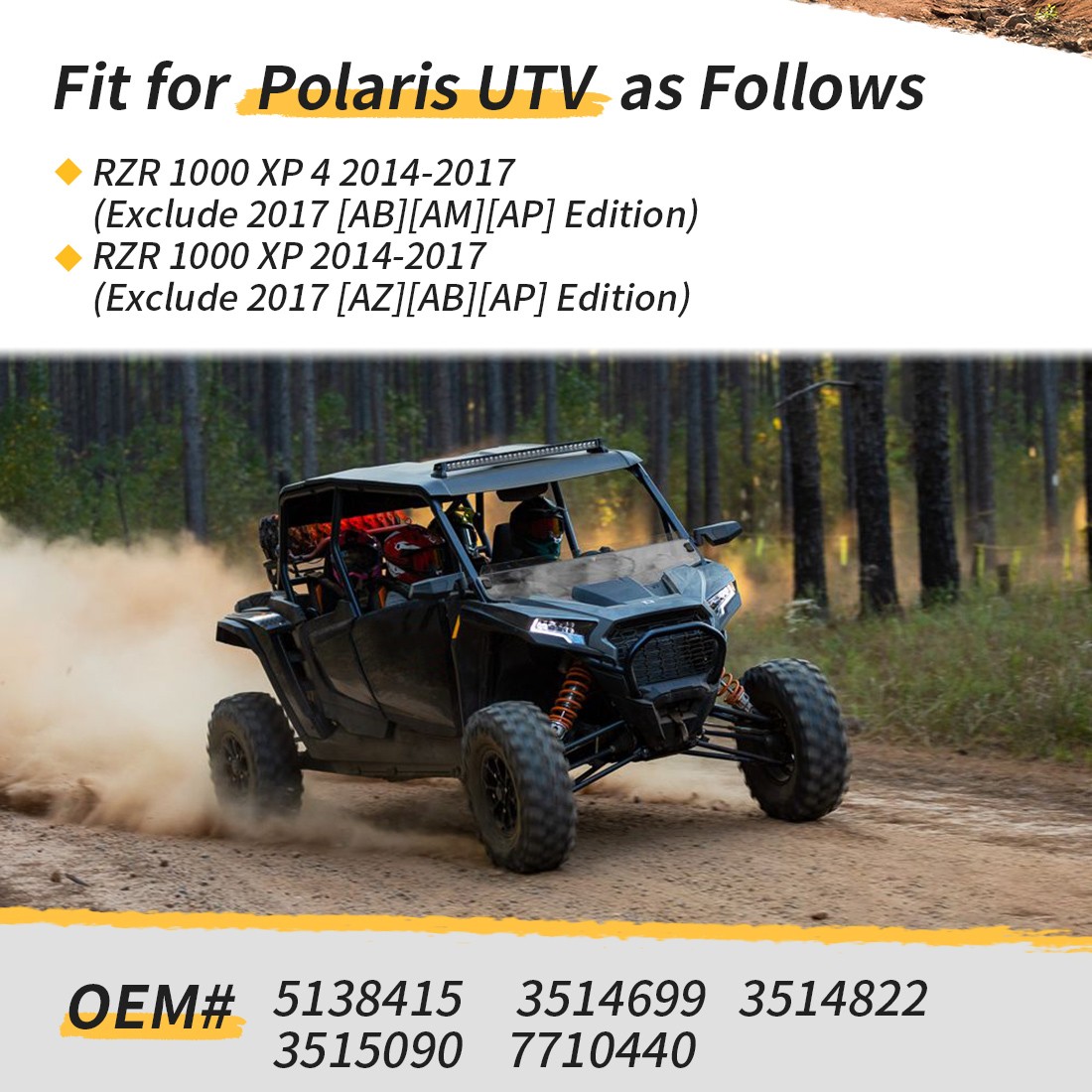 Rear Left Wheel Bearing Carrier Kit for Polaris Polaris RZR XP 4 1000 2014-2017