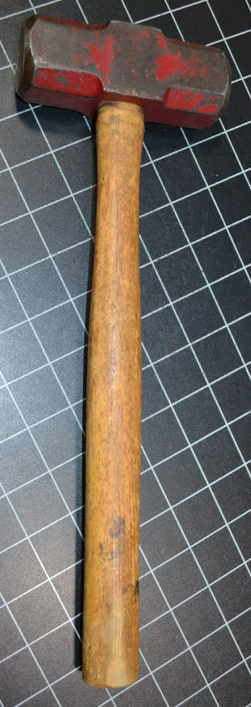 MADE IN SPAIN - DOUBLE FACE ENGINEERS' HAMMER - 4# - ORIGINAL HANDLE