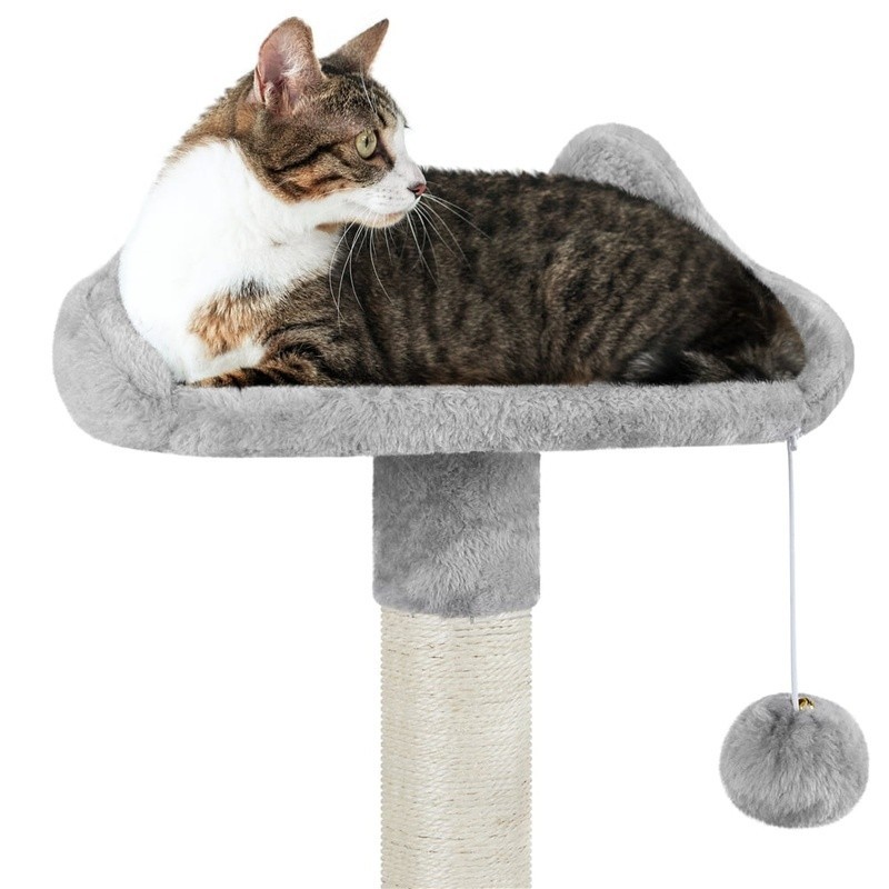 Multi-Level Cat Tree Tower W/ Scratching Posts Basket Hammock Condo 1-2 Cats New