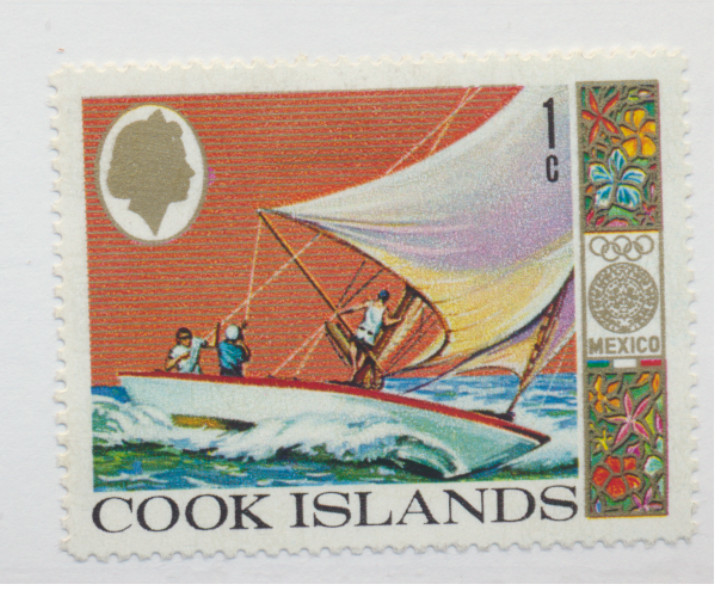 Cook Islands Stamp Scott #237, Mint Hinged