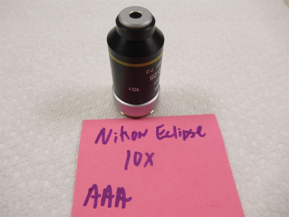 Nikon Eclipse E Plan 10x Microscope Objective Lens WD 7.0 0.25