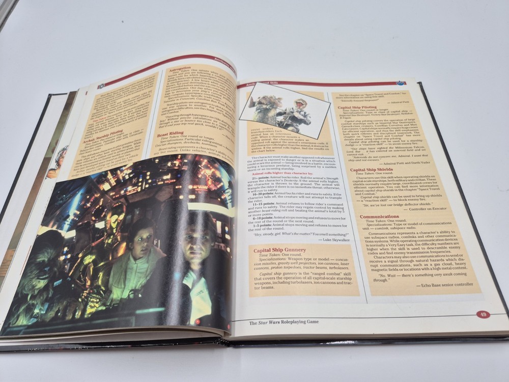 Star Wars D6 Second Edition Revised & Expanded Core Rulebook HC WEG RPG