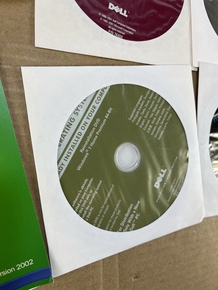 Dell Windows XP Operating System Installation CD’s Works Suite Software Vintage
