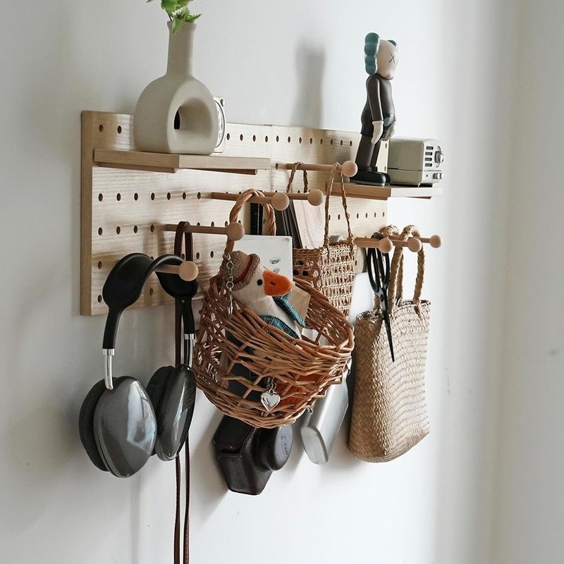 Modular Pegboard Storage Kit Easy Install Wall Mount Multi-Purpose Organizer New