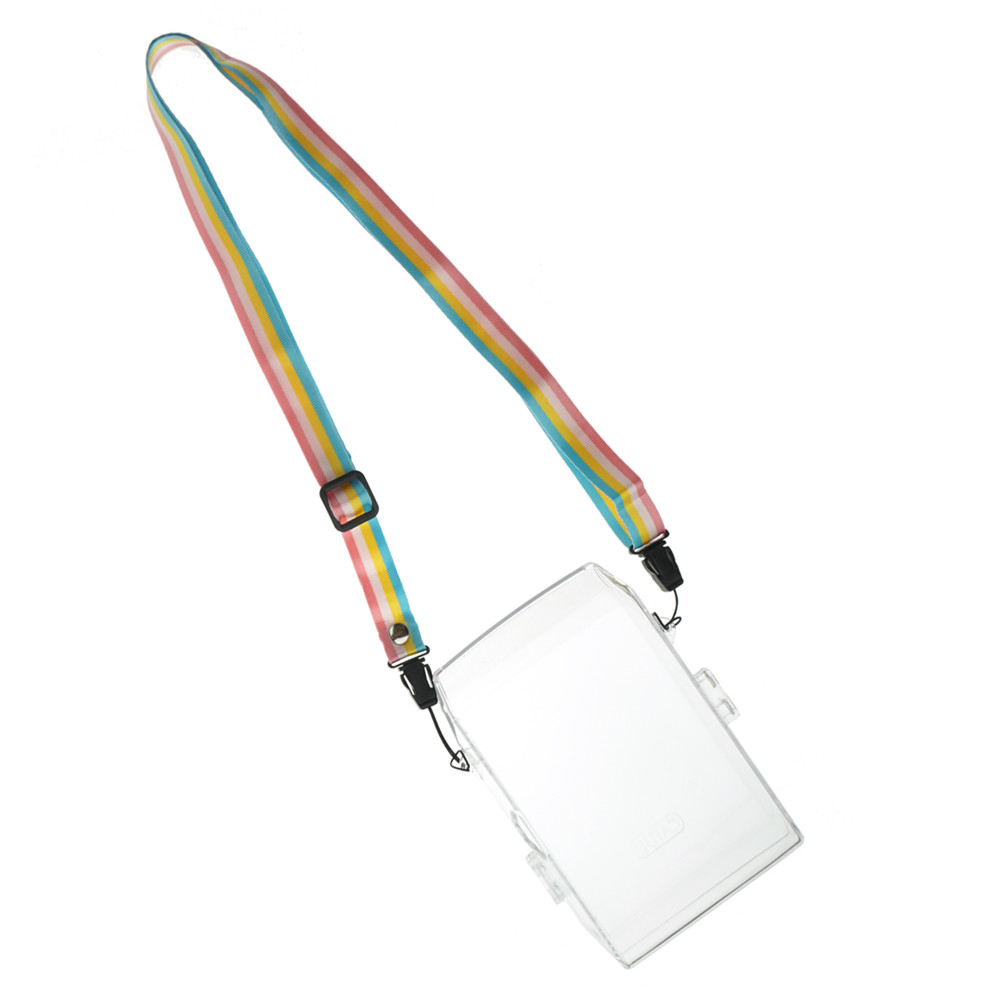 Smart Phone Printer Clear Case+Neck Strap Compatible with Fuji INSTAX SHARE SP2