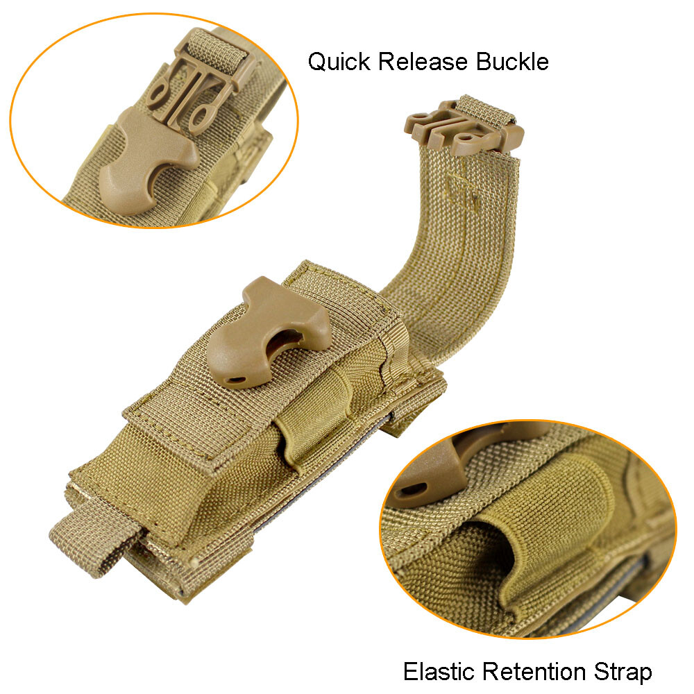 US Tactical Tools Pouch Sheath Holster Utility Tool Organizer Flashlight Holder