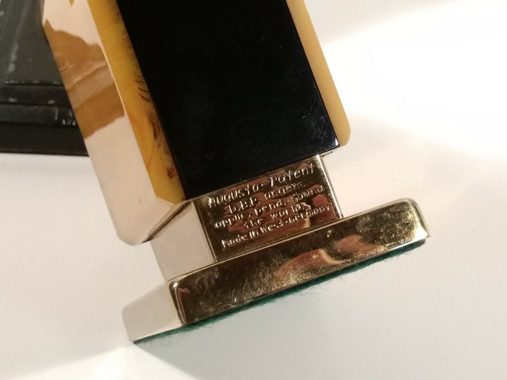 Vintage Catalin Agusta-Patent Table Lighter