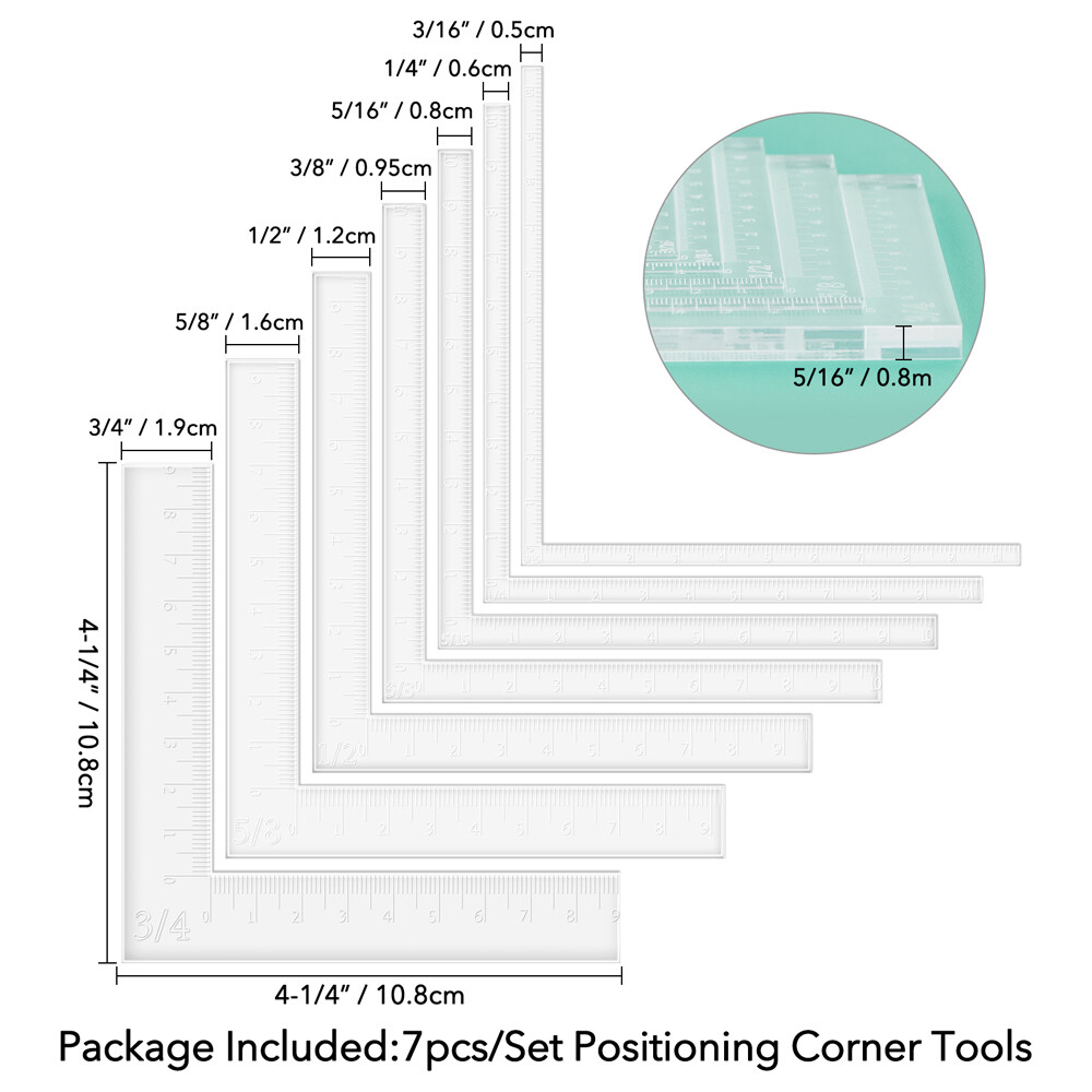 Creative Positioning Tools Card Corners Helper DIY Scrapbooking Craft Tools