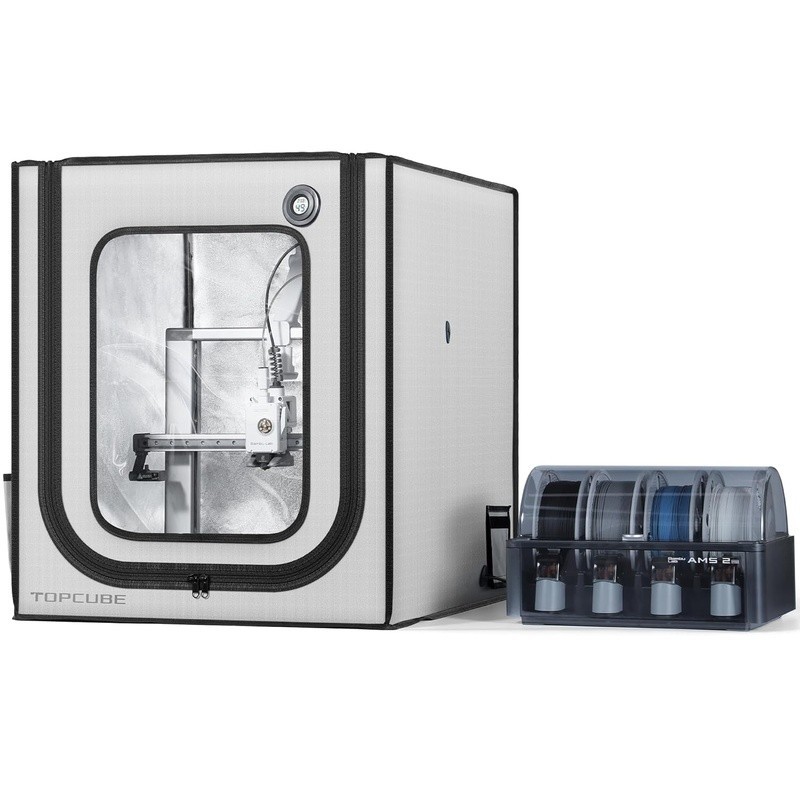 3D Printer Enclosure Noise Isolation Dustproof Temperature Control W/ LED Light