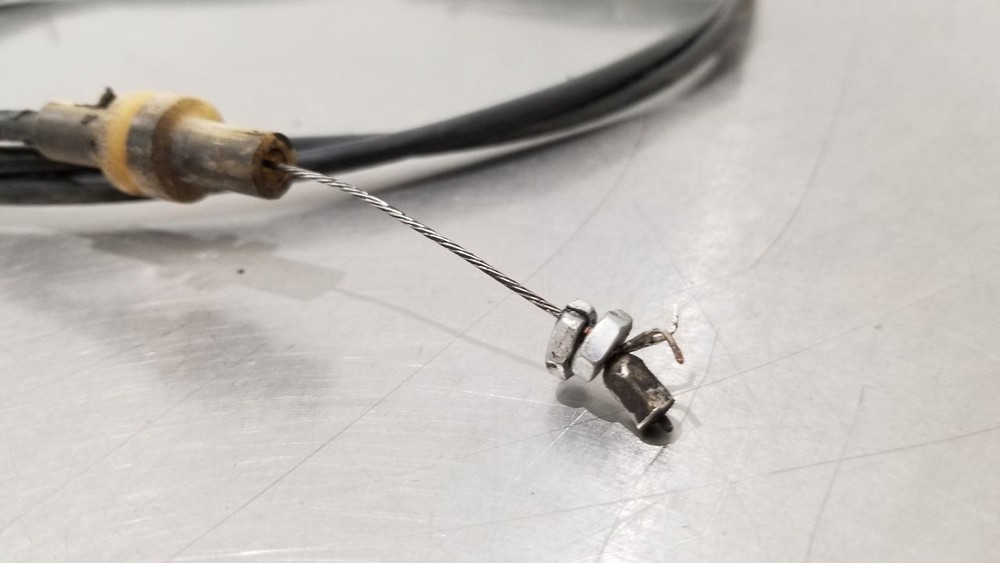 1977 CADILLAC ELDORADO BIARRITZ HOOD RELEASE CABLE