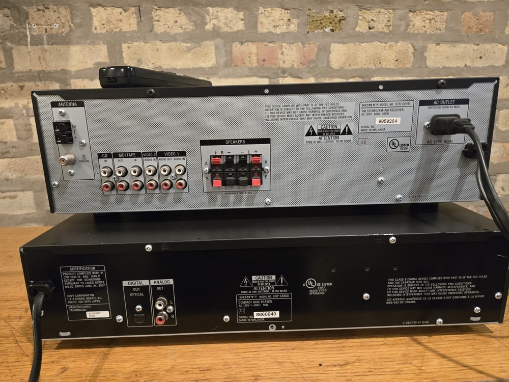 sony cd / usb stereo system with remote Serviced Fully Functional