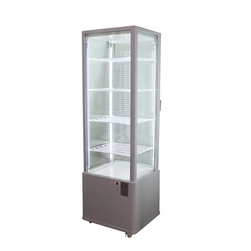 5 Layers Floor Type Refrigerated Display Case Cabinet Defogging 235L 110V