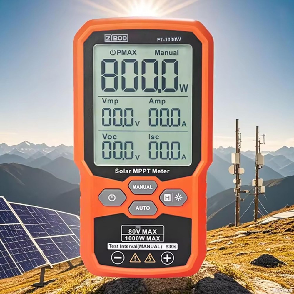 Solar Panel Tester MPPT Meter 1000W Max Power PV Module Tester