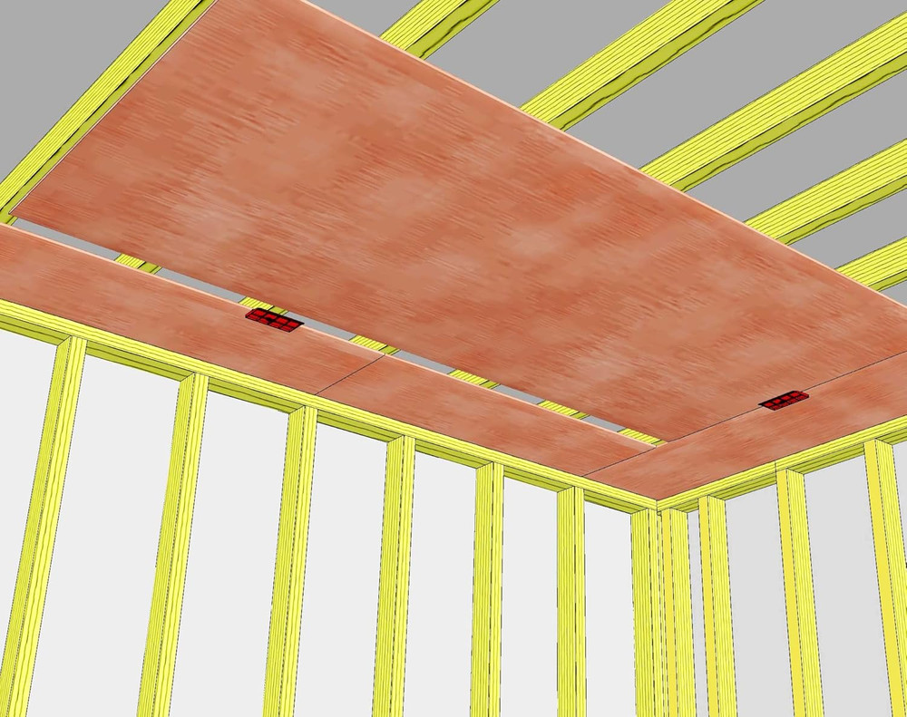 Drywall Fitting Tool, Supports the Board in Place While Installing (2 Sets - 4 s