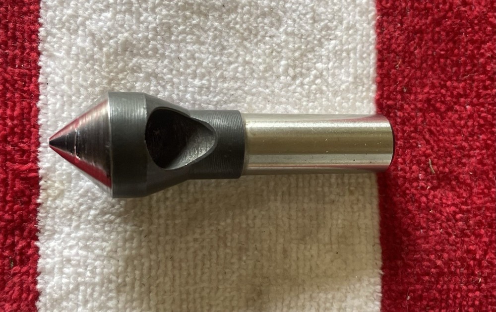 #4 HSS Zero-Flute Countersink and Deburring Tool
