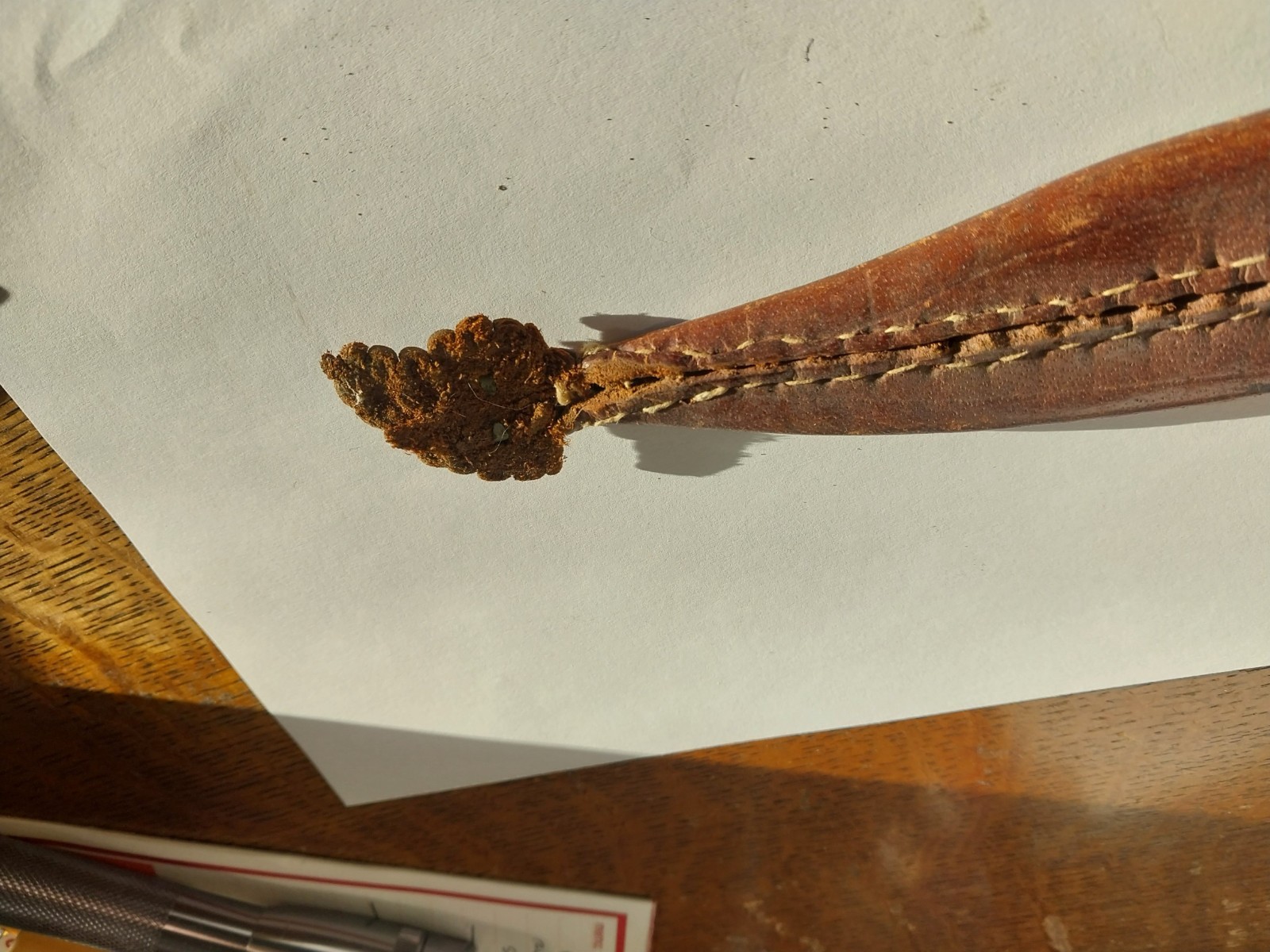 WWII Philippines Fighting Knife and sheath 1945 great shape "Bowie"