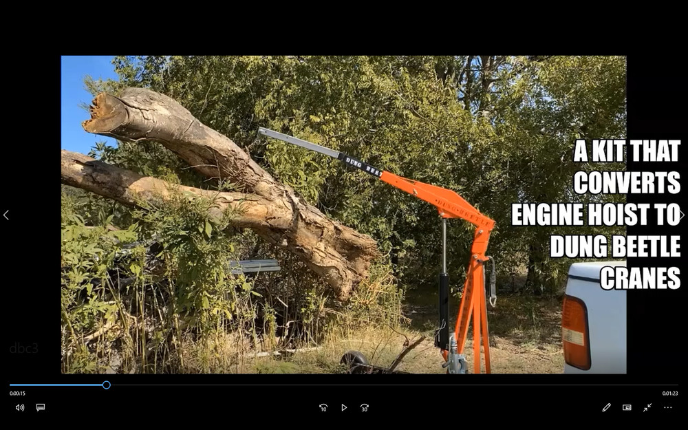 Dung beetle crane MASTER-COMBO kit