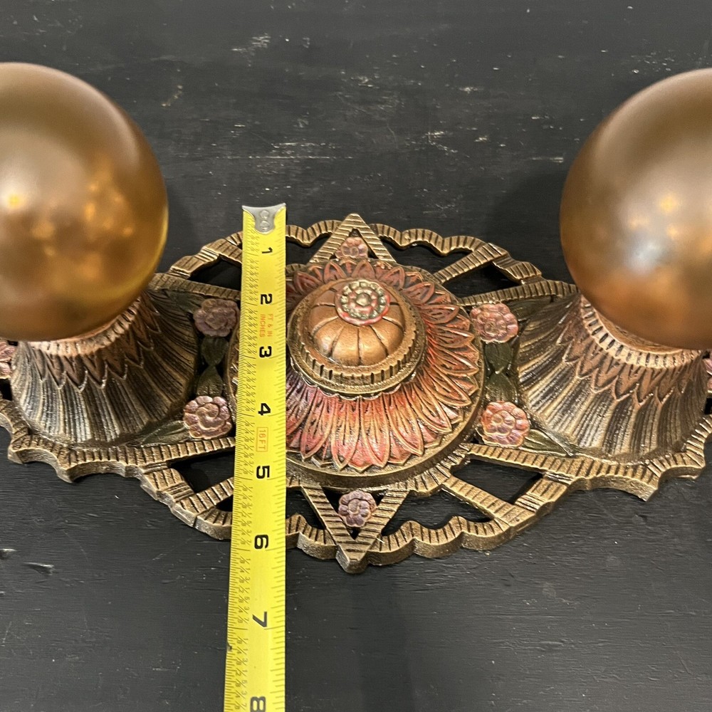 Single Great Flush Mount Nice Double Socket Fixture 42B