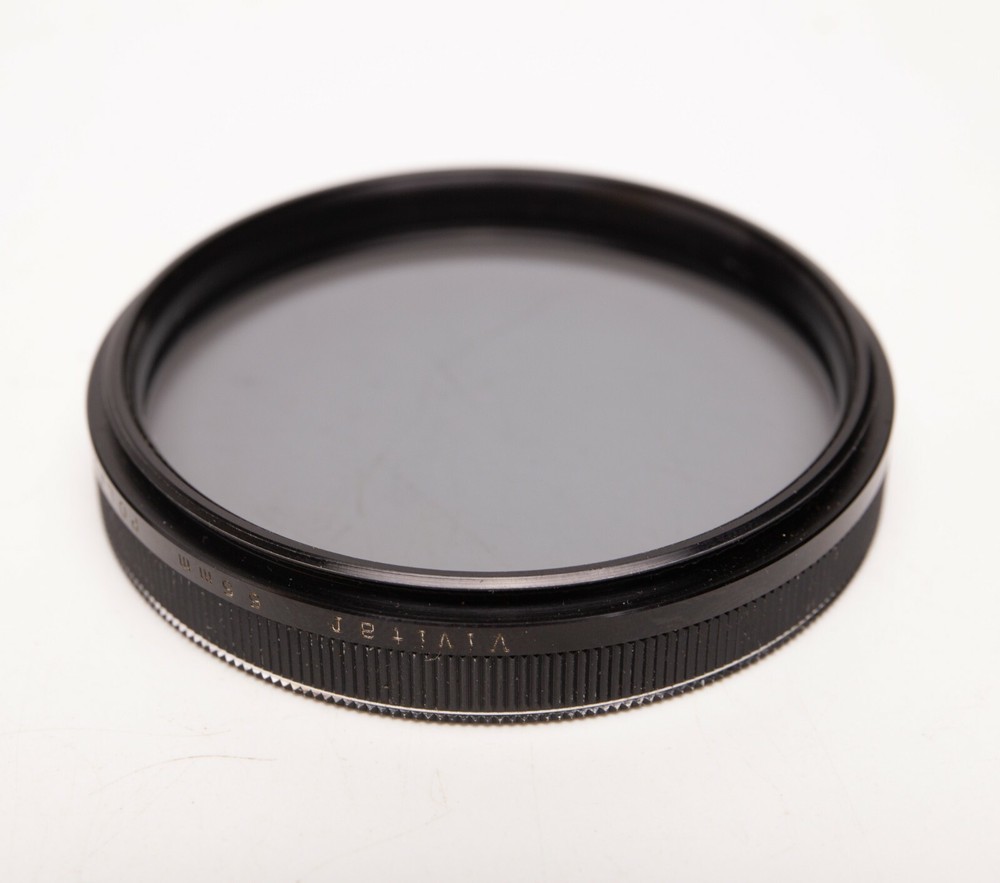 55mm Vivitar Linear Polarizing Polarizer Filter w/Case PL