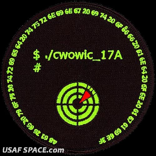 USAF 328th WEAPONS SQUADRON -SPACE- WIC - CLASS 2017A- Nellis AFB ORIGINAL PATCH