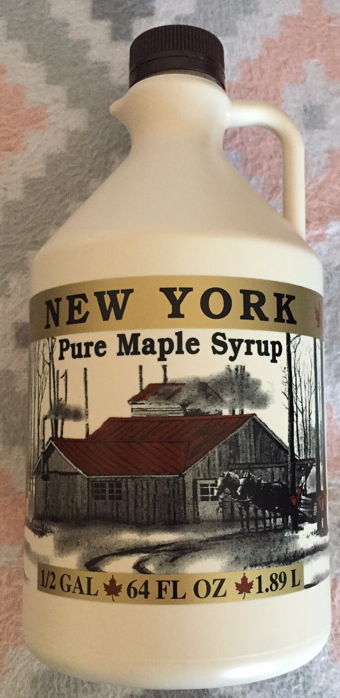 100% Pure Maple Syrup Grade A - New York, Gallon, 1/2 gallon, Quart, Pint