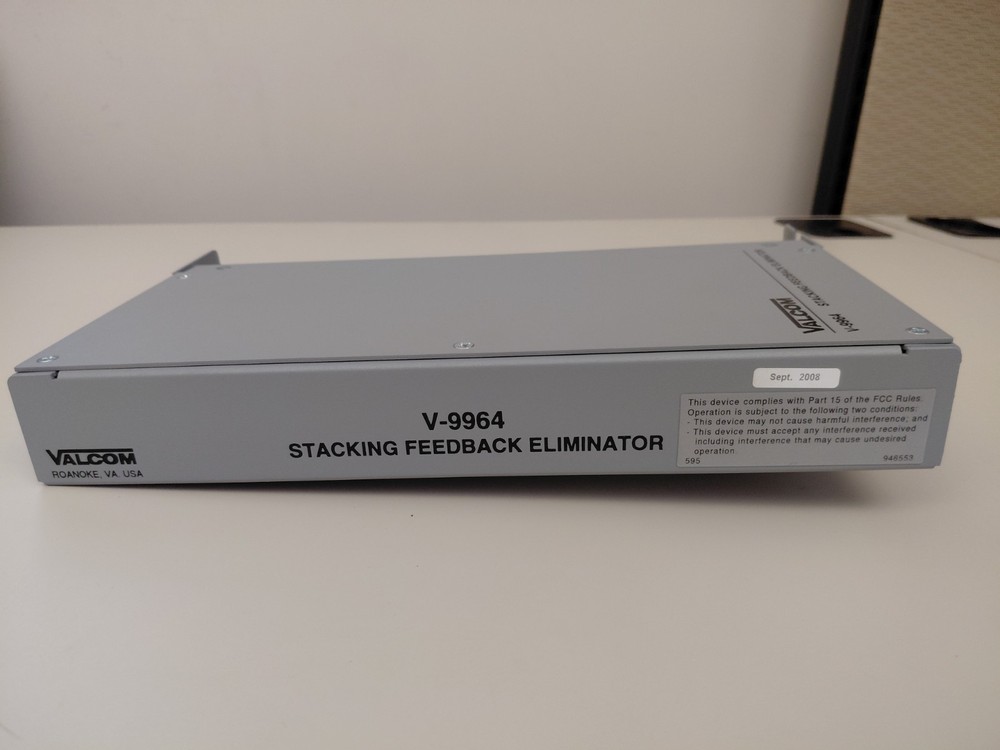 Valcom V-9964 Digital Feedback Eliminator used