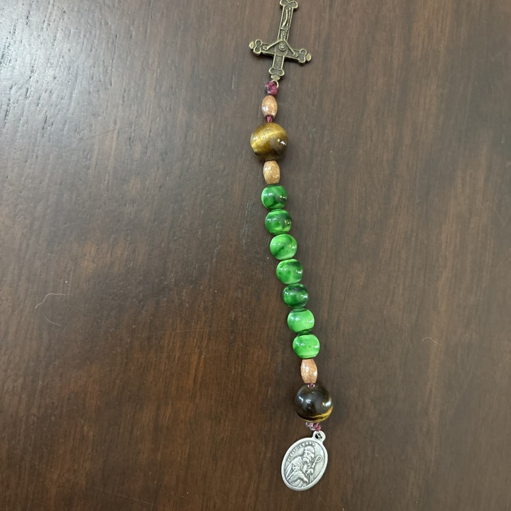 St. Bridget/St. Patrick Decade Prayer Beads Handmade