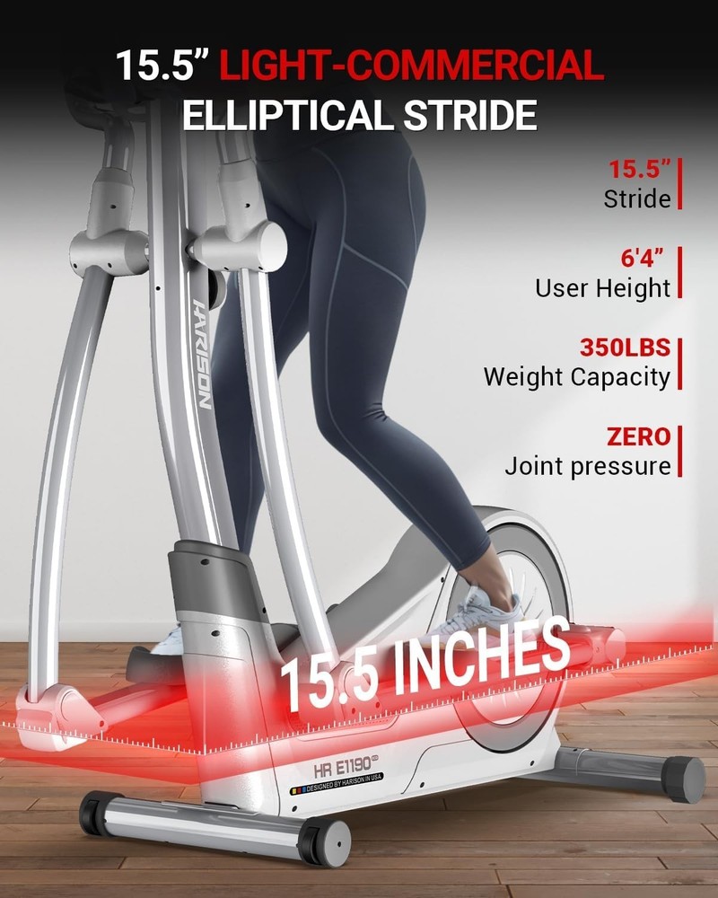 HARISON Elliptical Machine for Home,Magnetic Elliptical Exercise Machine