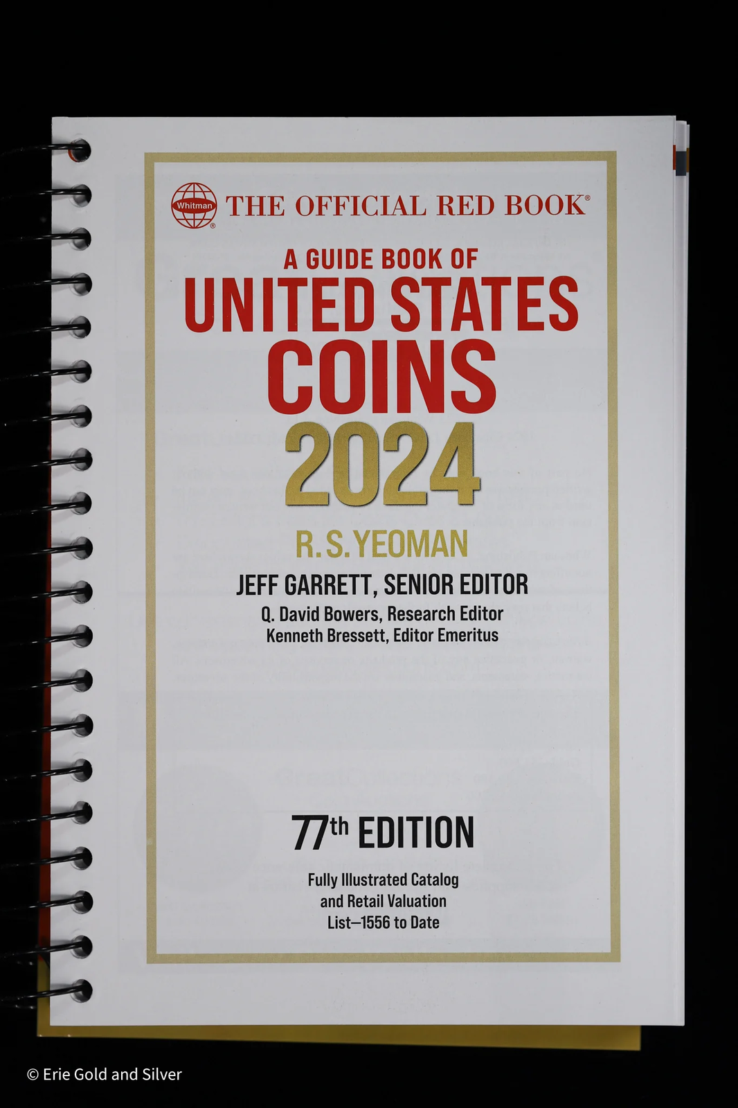 New 2024 Official Red Book Guide of US Coins Spiral Book
