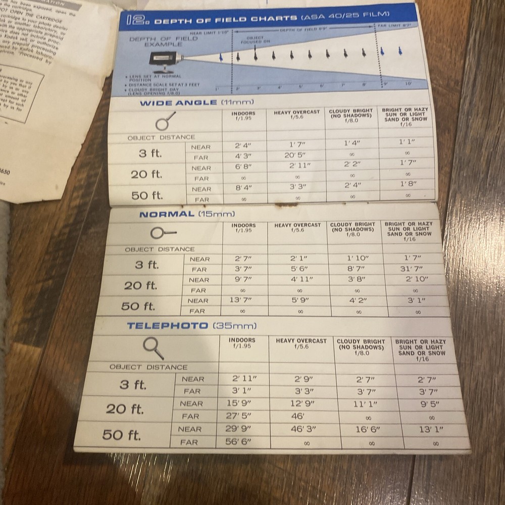 ORIGINAL!! Bell & Howell 430 Autoload Super 8mm camera Manual Instructions Book