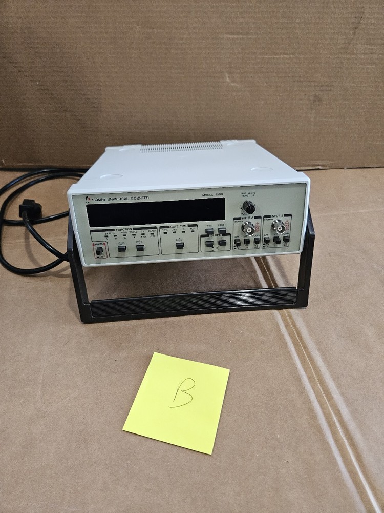 POWERS ON- C&C 150MHz Universal Counter Model 150U Used